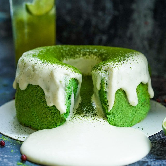 Matcha Cheese Chiffon Cake