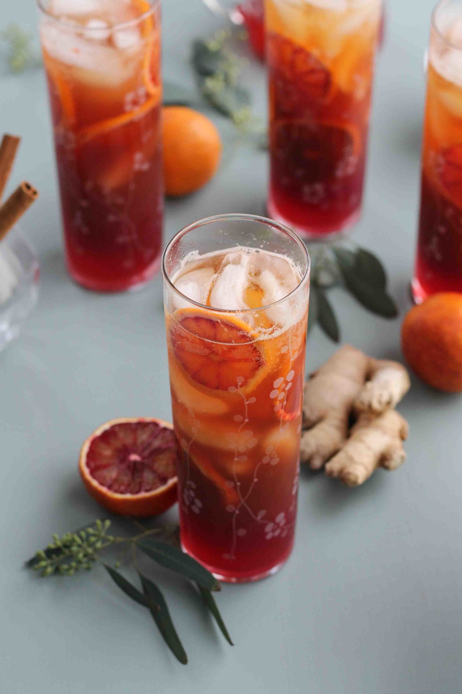 SPARKLING BLOOD ORANGE CHAI