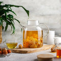 BUNDLE: Flowering Tea Blooms and Glass Teapot